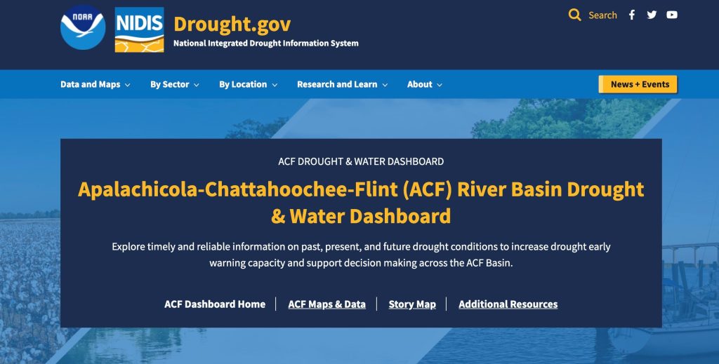 ACF River Basin Drought & Water Dashboard