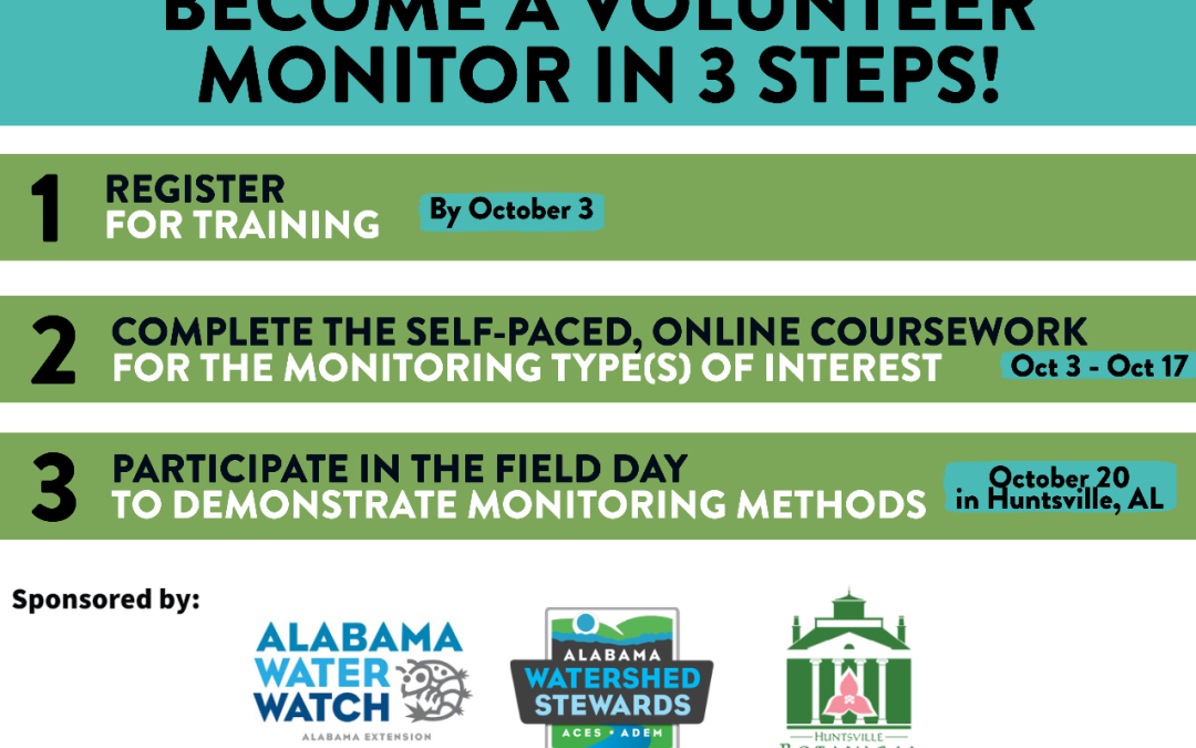 Alabama Water Watch Monitoring Training – Huntsville