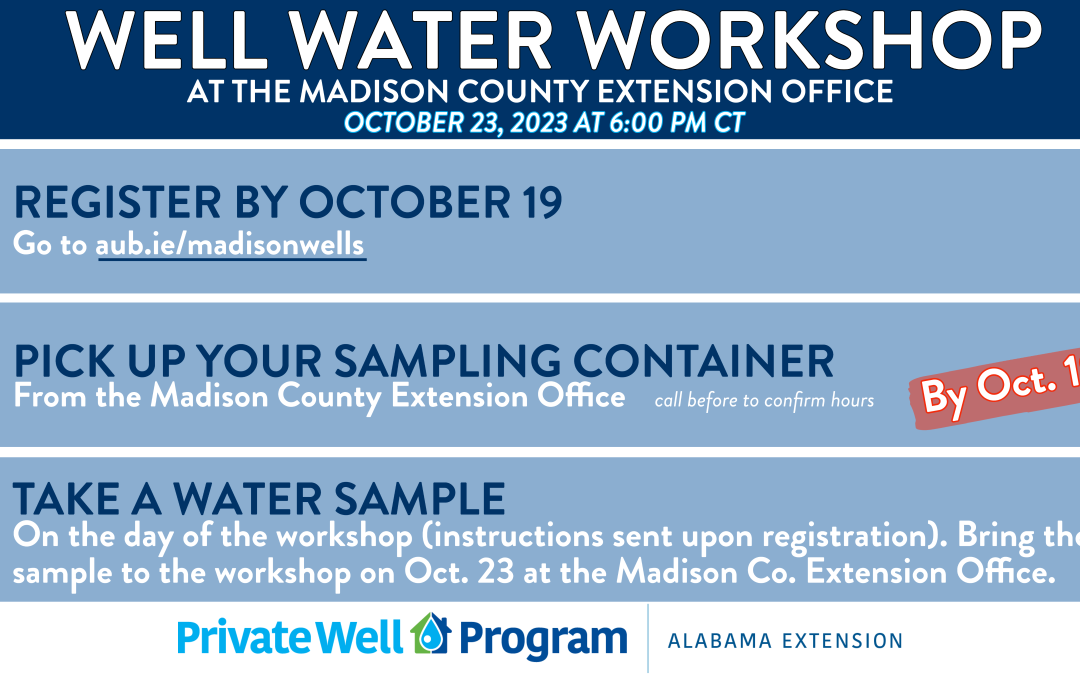 Madison County Well Water Quality Workshop