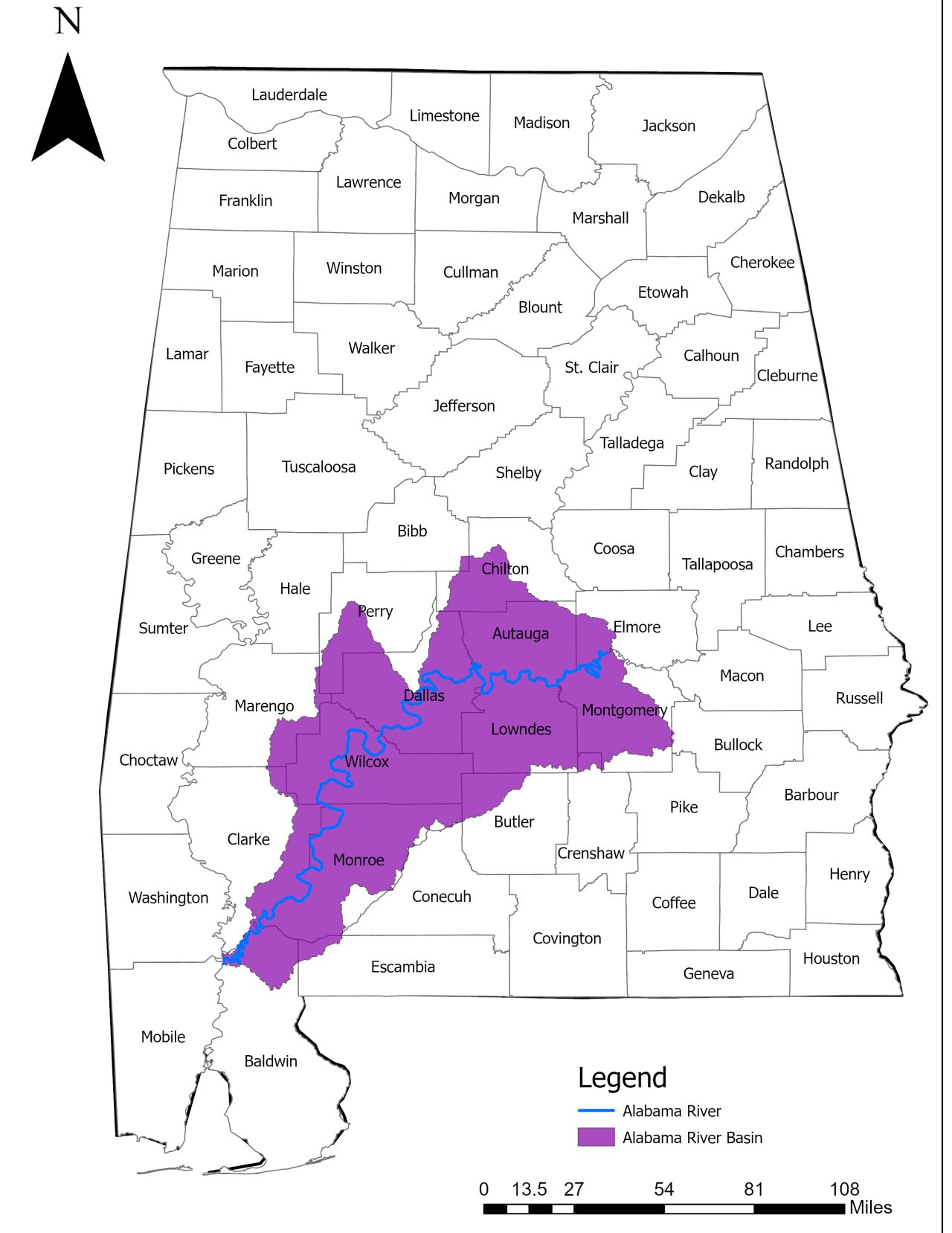 Alabama River Basin Auburn University Water Resources Center Alabama River Basin AU Cody Watson 06172024 1280x1657 