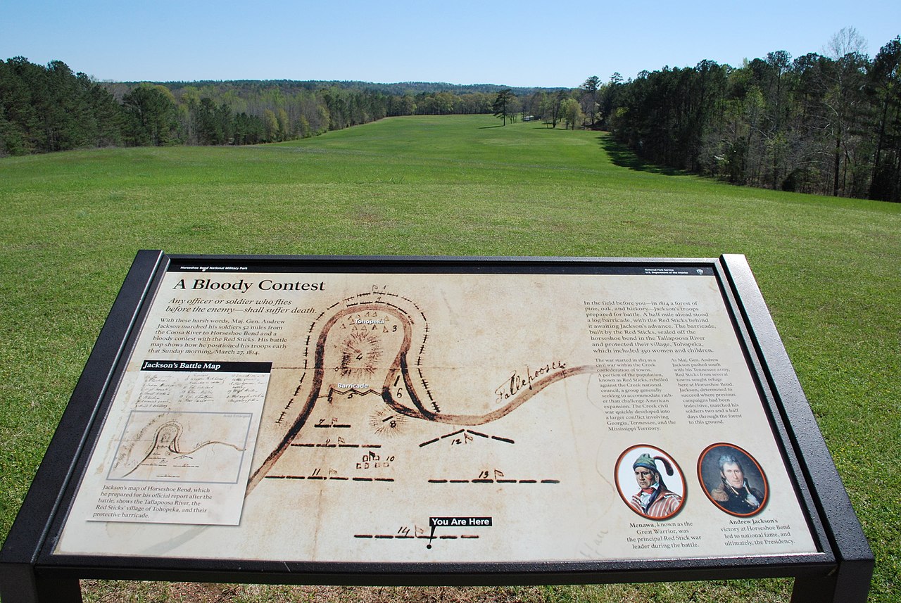 Example of stream bank erosion
