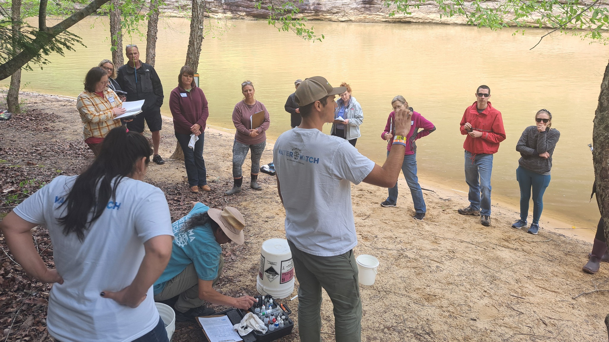 Alabama Water Watch Leads a Chemistry Monitoring Workshop. Photo credit: Alabama Water Watch